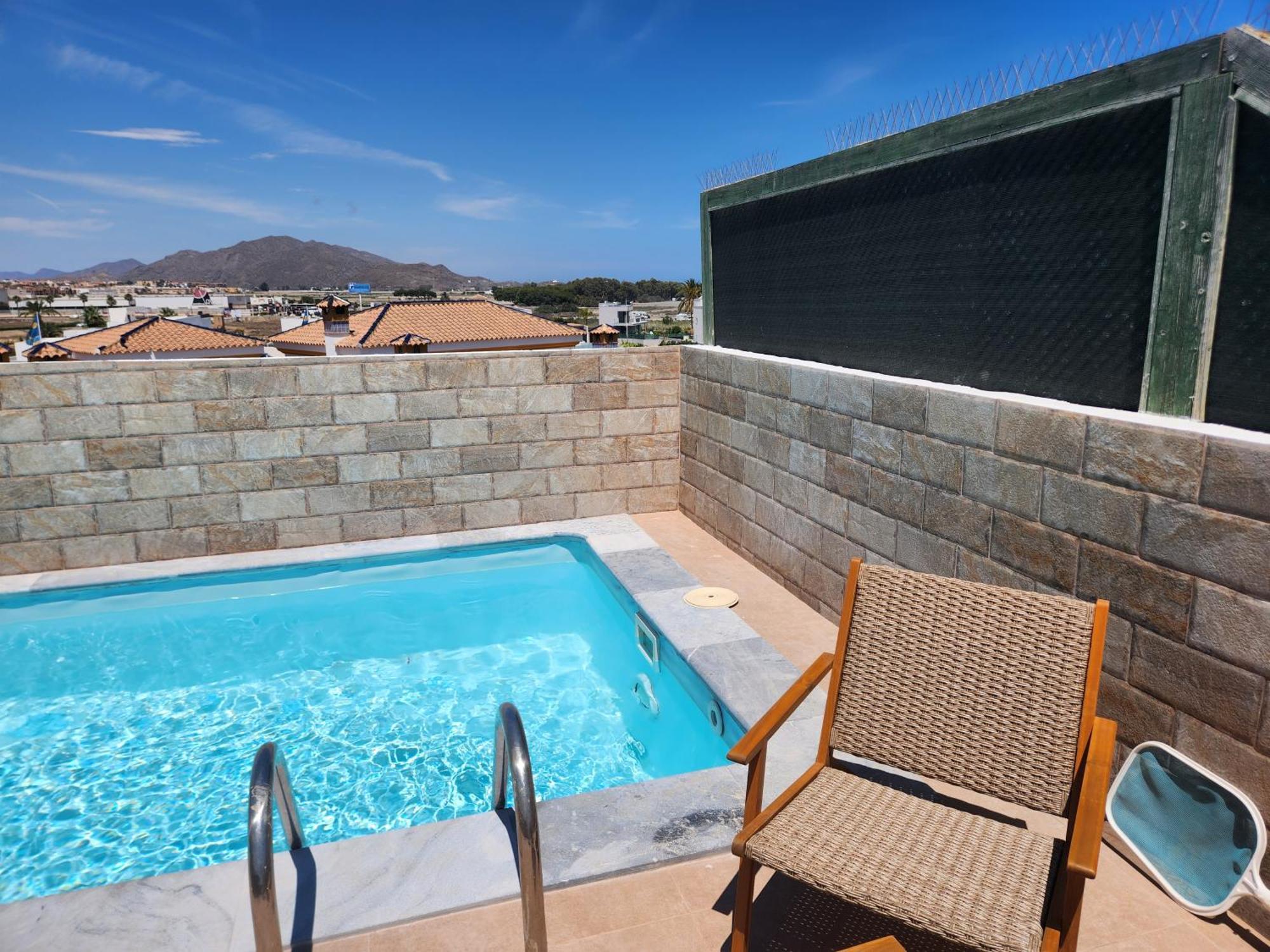 Atico Duplex Espectacular Marmolado Con Piscina Privada! Apartment Vera Bagian luar foto
